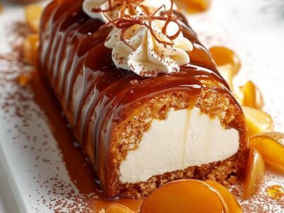 Bûche Caramel Spéculoos : Recette Facile et Savoureuse