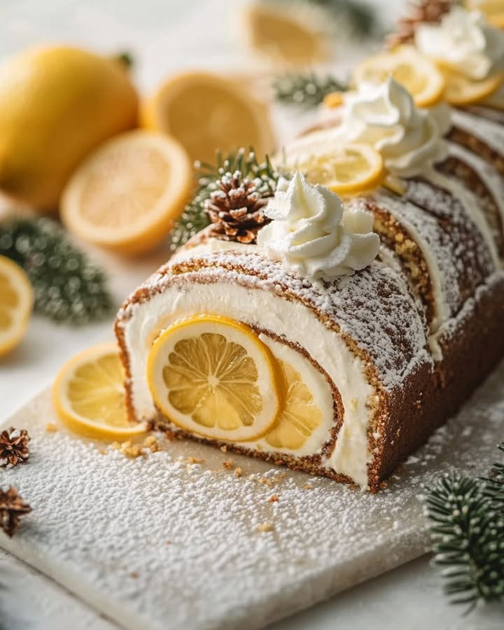 Bûche Citron Mascarpone