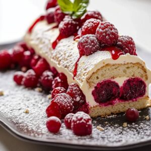 Bûche Framboise Mascarpone : Recette Facile et Savoureuse
