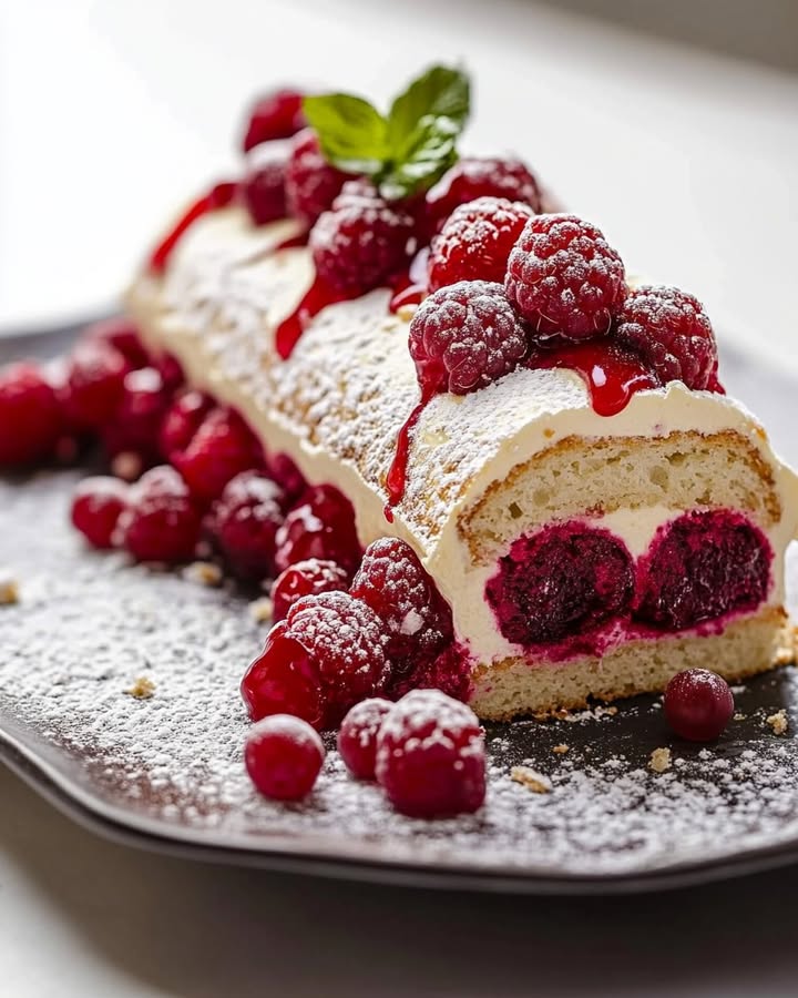Bûche Framboise Mascarpone