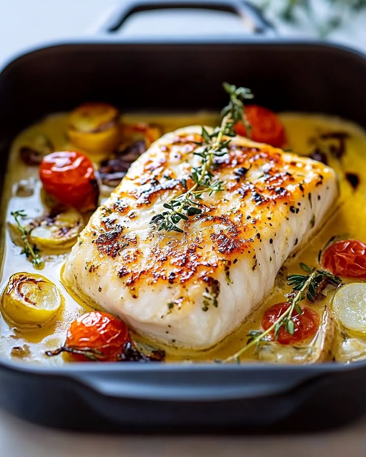 Cabillaud Légumes Crémeux