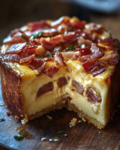 Cake Camembert Lardons
