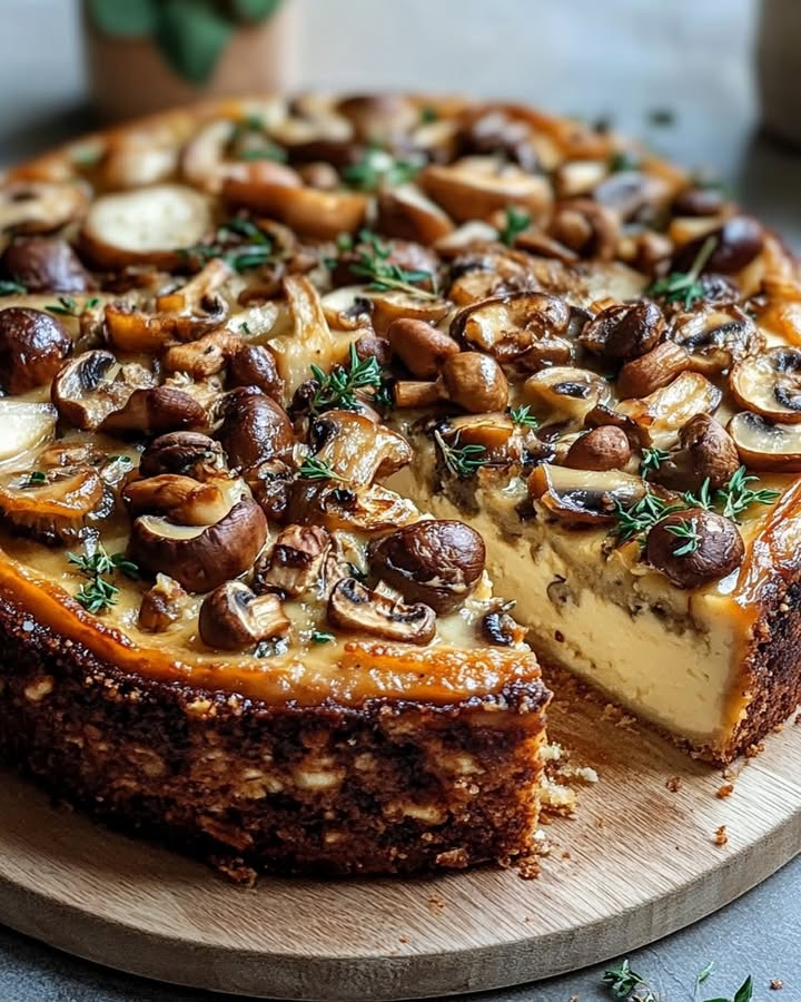 Cake Champignons Comté