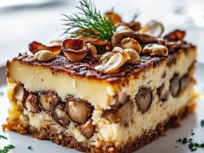 Cake Champignons Comté : Recette Facile et Savoureuse