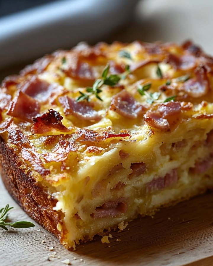 Cake Salé Poireaux Lardons