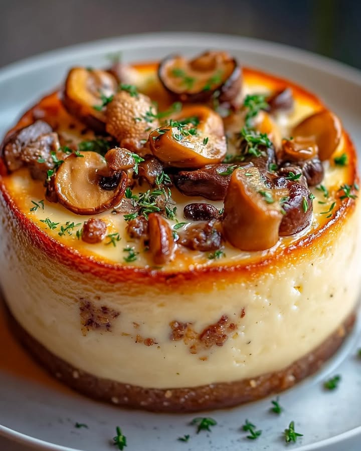 Cake Savoureux Champignons