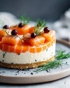 Cheesecake Saumon Fumé