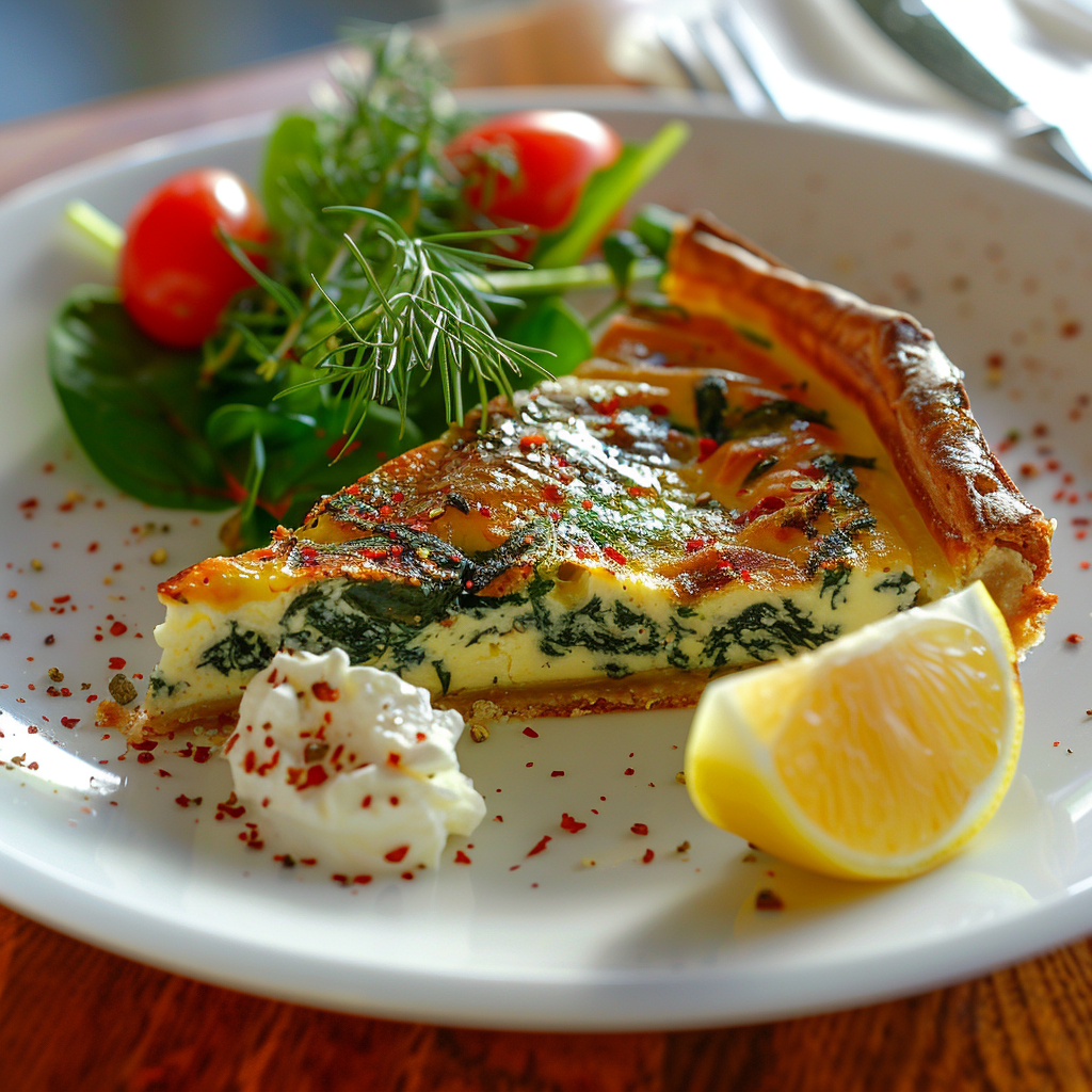 Clafoutis aux épinards et ricotta