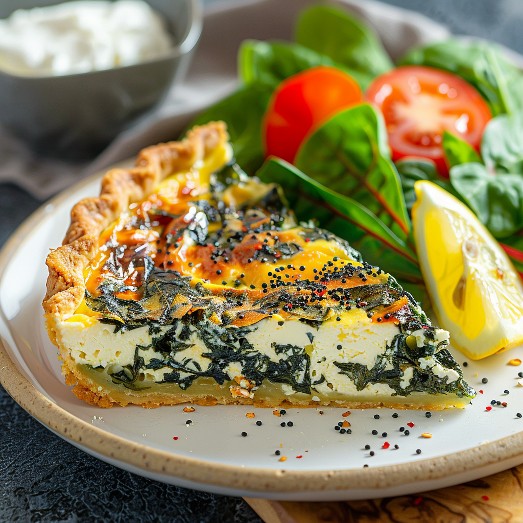 Clafoutis aux épinards et ricotta