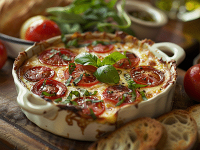 Clafoutis aux tomates cerises et basilic : Recette facile et savoureuse