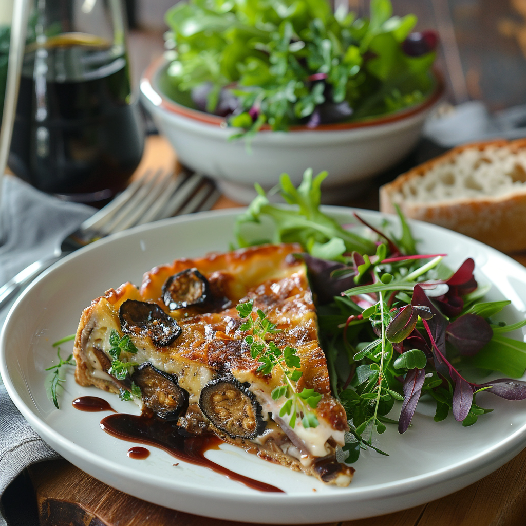 Clafoutis d’aubergines au fromage