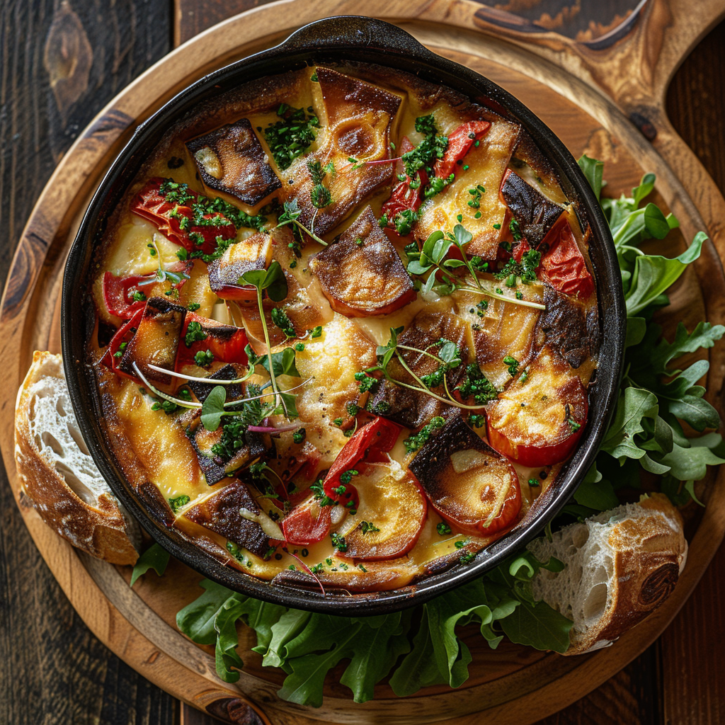 Clafoutis de légumes express