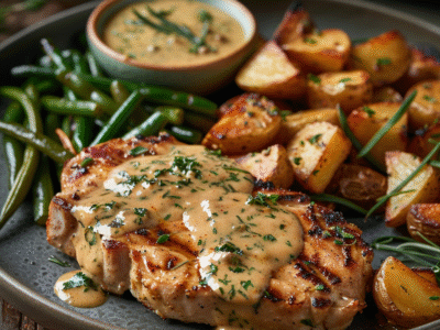 Côtes de porc à la moutarde : Recette facile et savoureuse