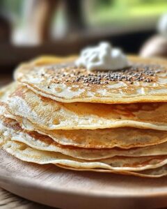 Crêpes Chia Saines