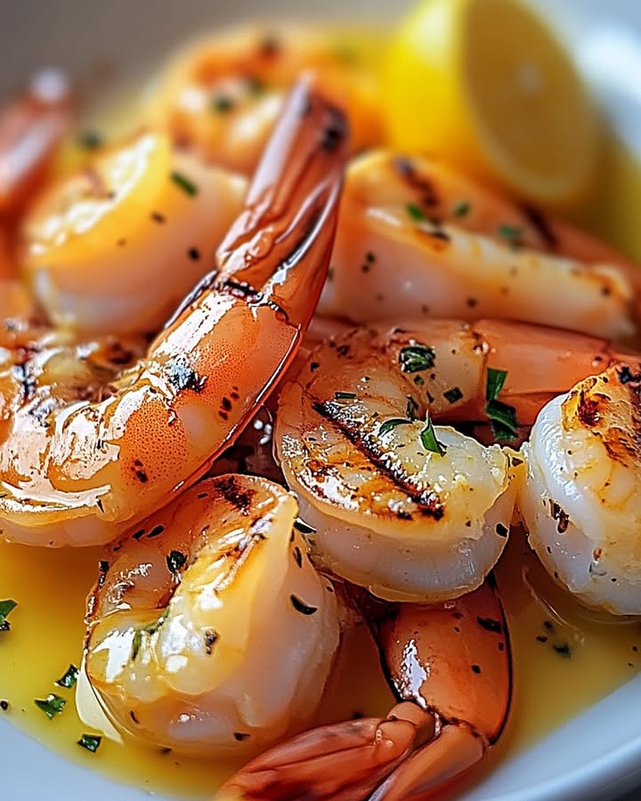 Crevettes Grillées Ail