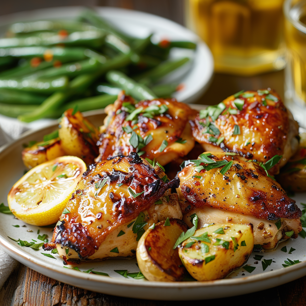 Cuisse de poulet au citron