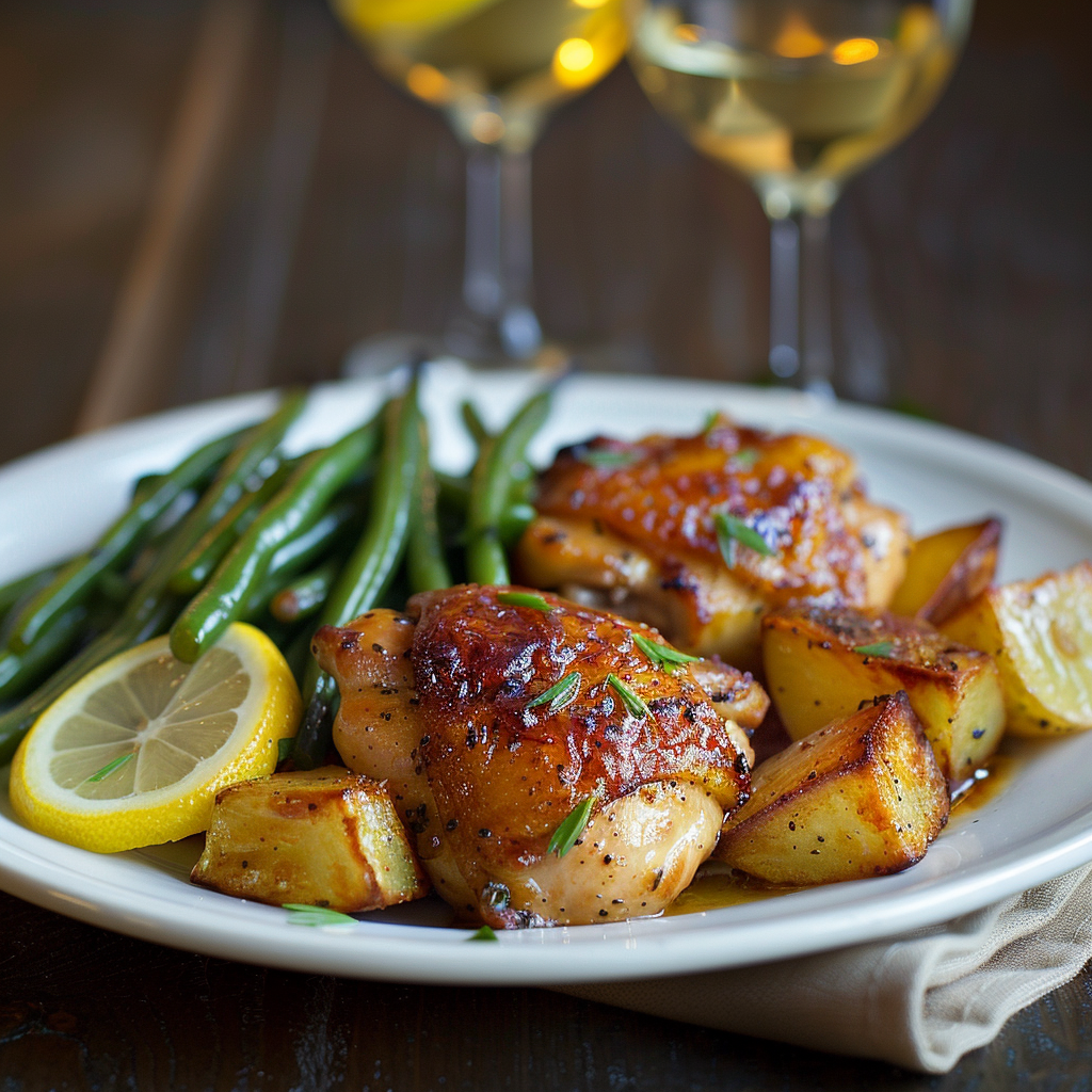 Cuisse de poulet au citron