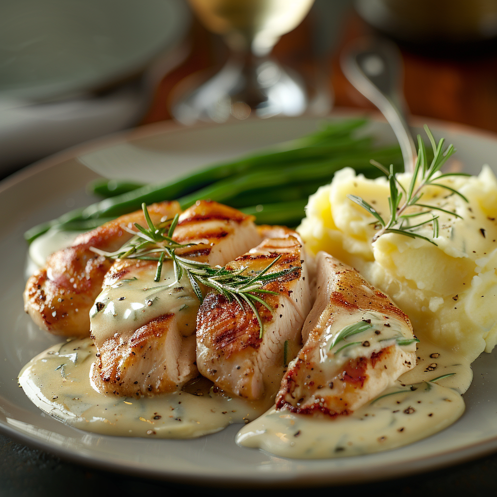 Escalope de dinde à la crème