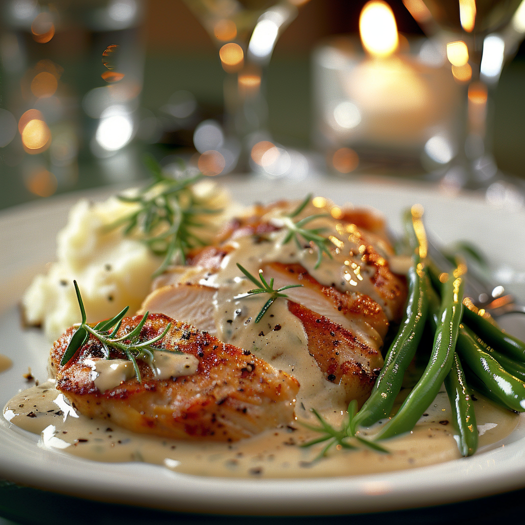 Escalope de dinde à la crème