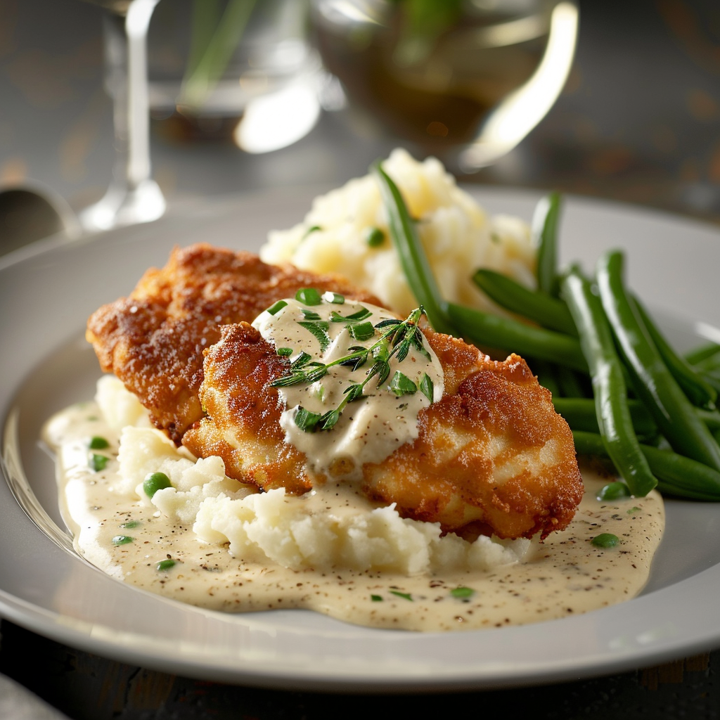Escalope de dinde à la crème