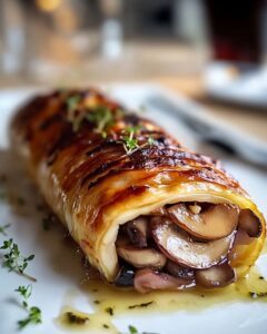 Feuilleté Jambon Champignons