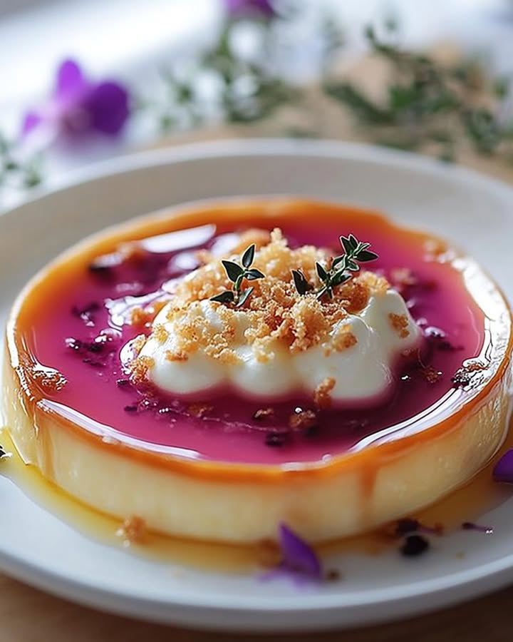 Flan Betterave Chèvre