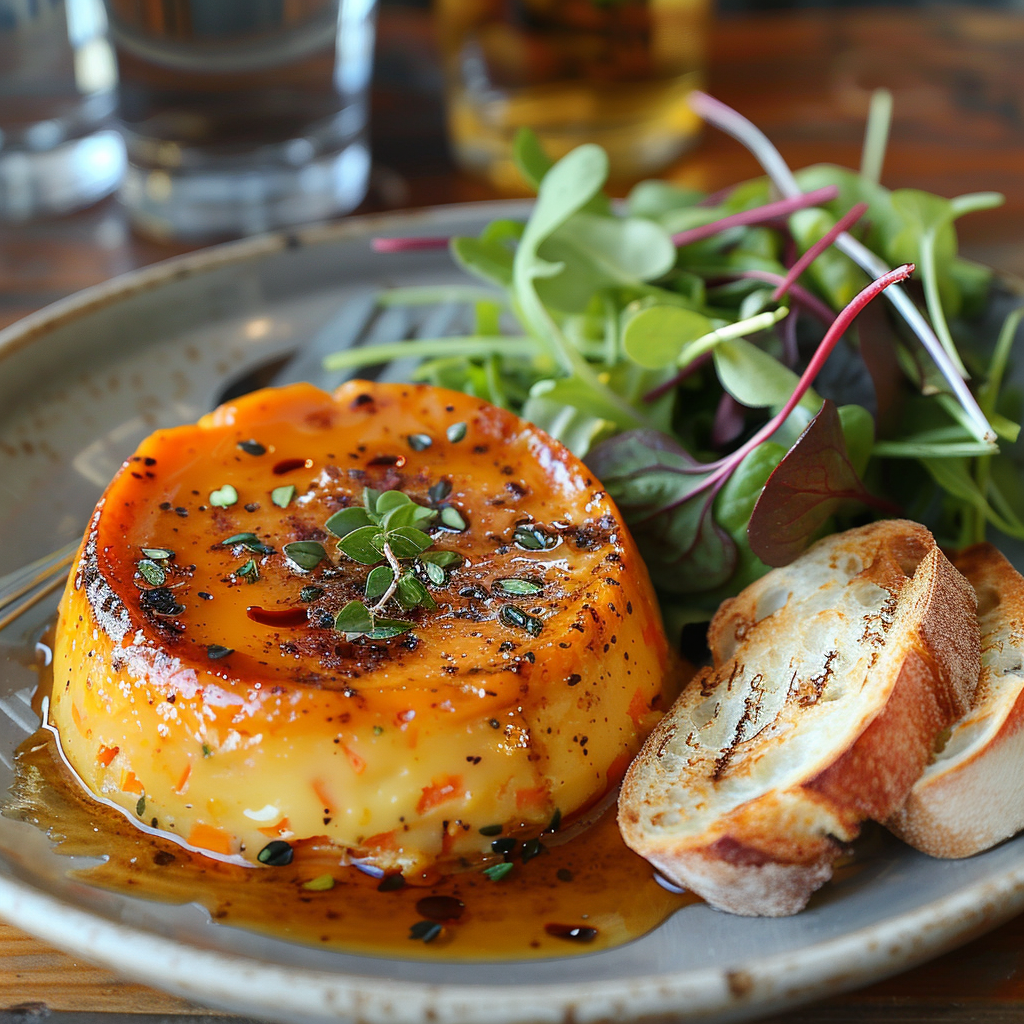 Flan de carottes au cumin