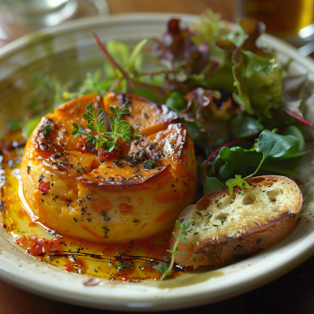 Flan de carottes au cumin