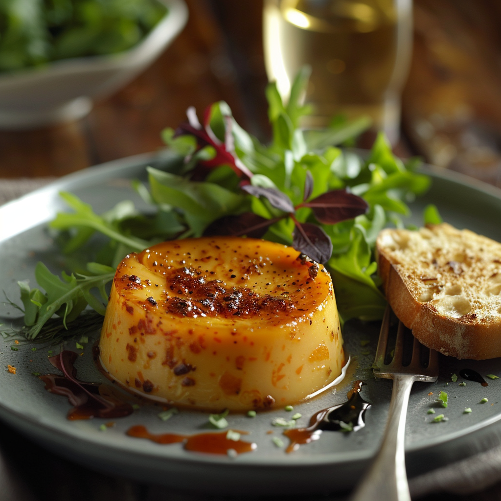 Flan de carottes au cumin