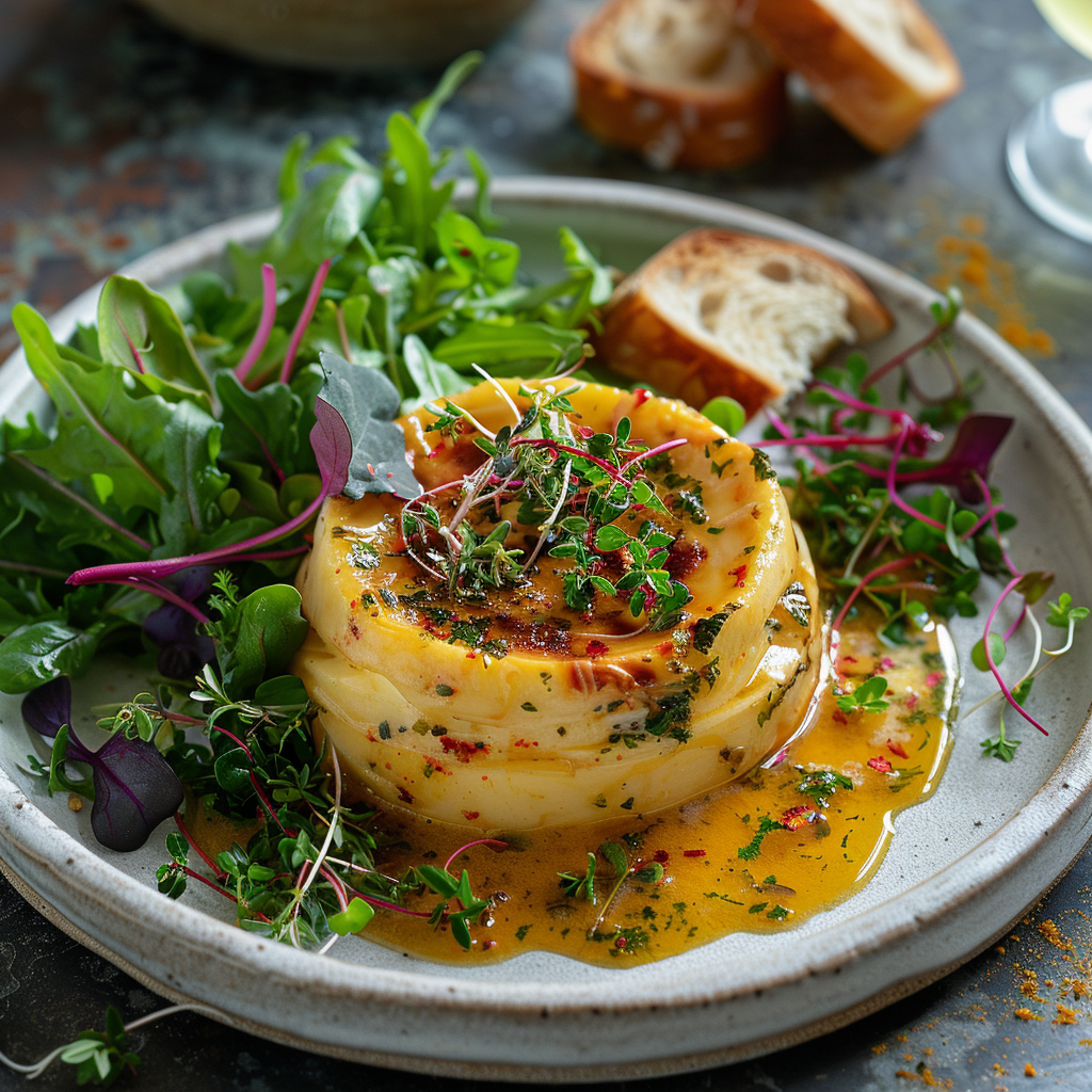 Flan de chou-fleur au curry