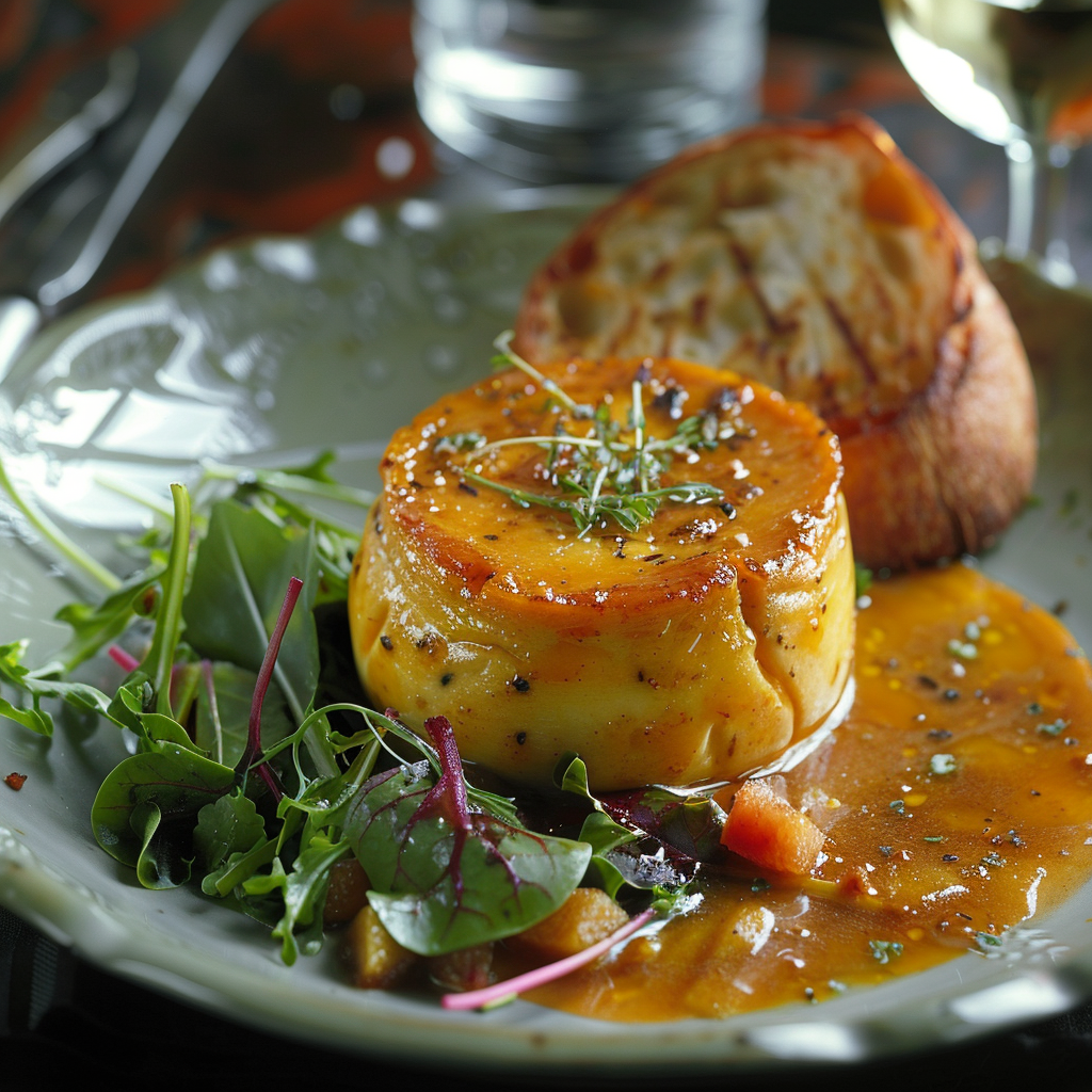 Flan de chou-fleur au curry