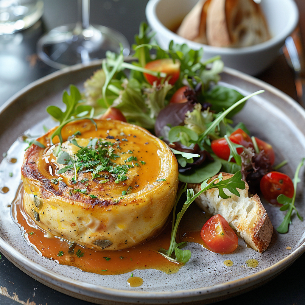 Flan de chou-fleur au curry