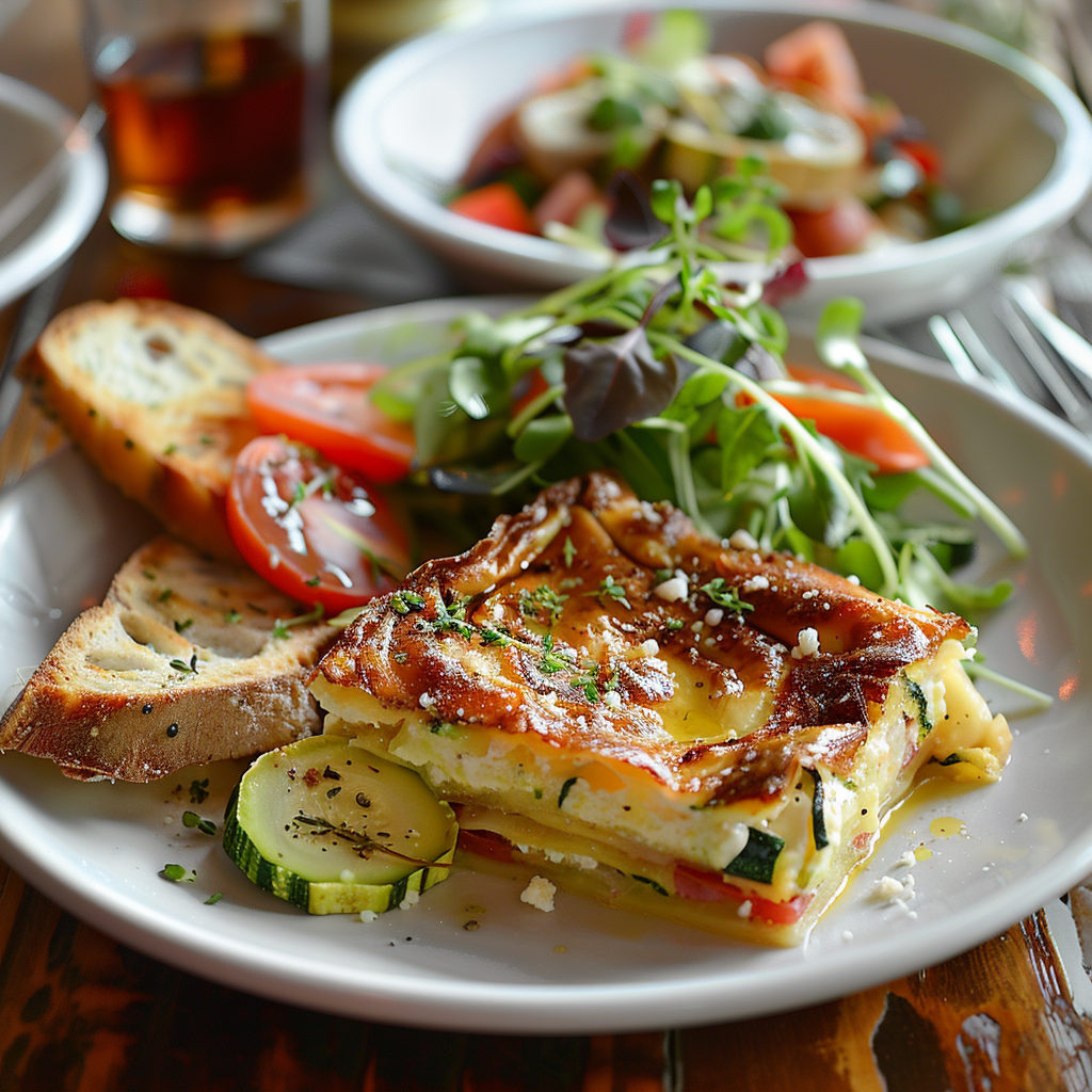 Flan de courgettes au parmesan