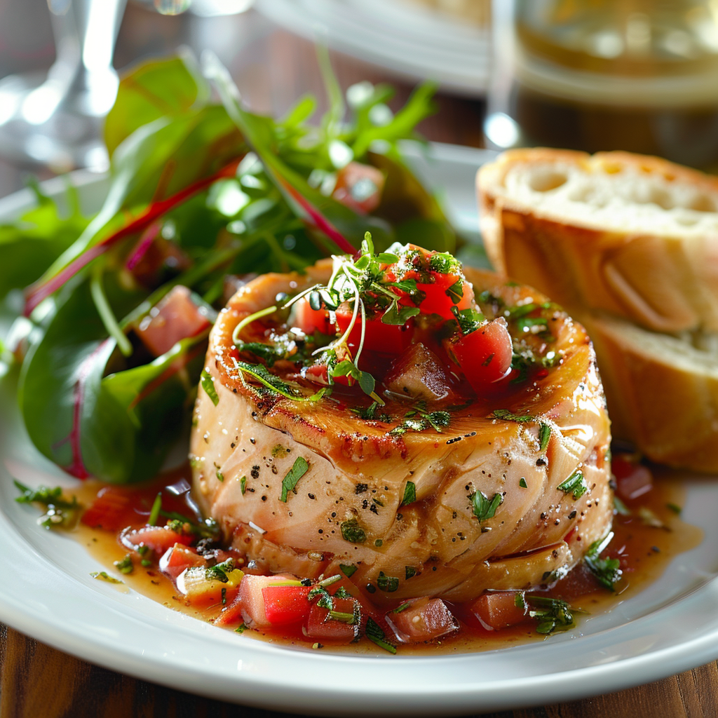 Flan de thon à la tomate