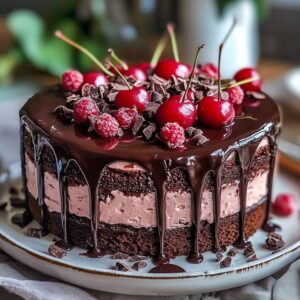 Gâteau Chocolat Cerise