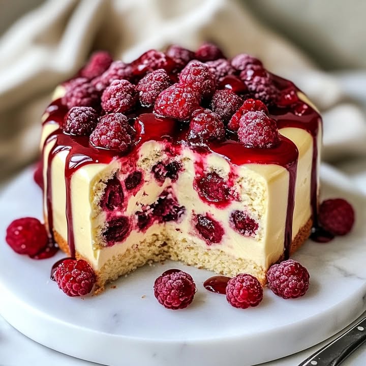 Gâteau Framboise Chocolat