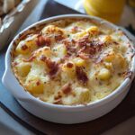 Gratin Camembert Lardons
