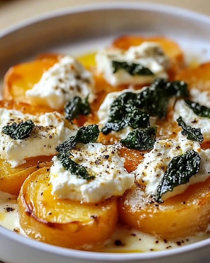 Gratin Douceur Épinards Feta