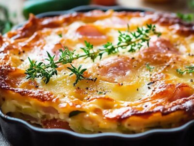 Gratin Jambon Légumes : Recette Facile et Savoureuse