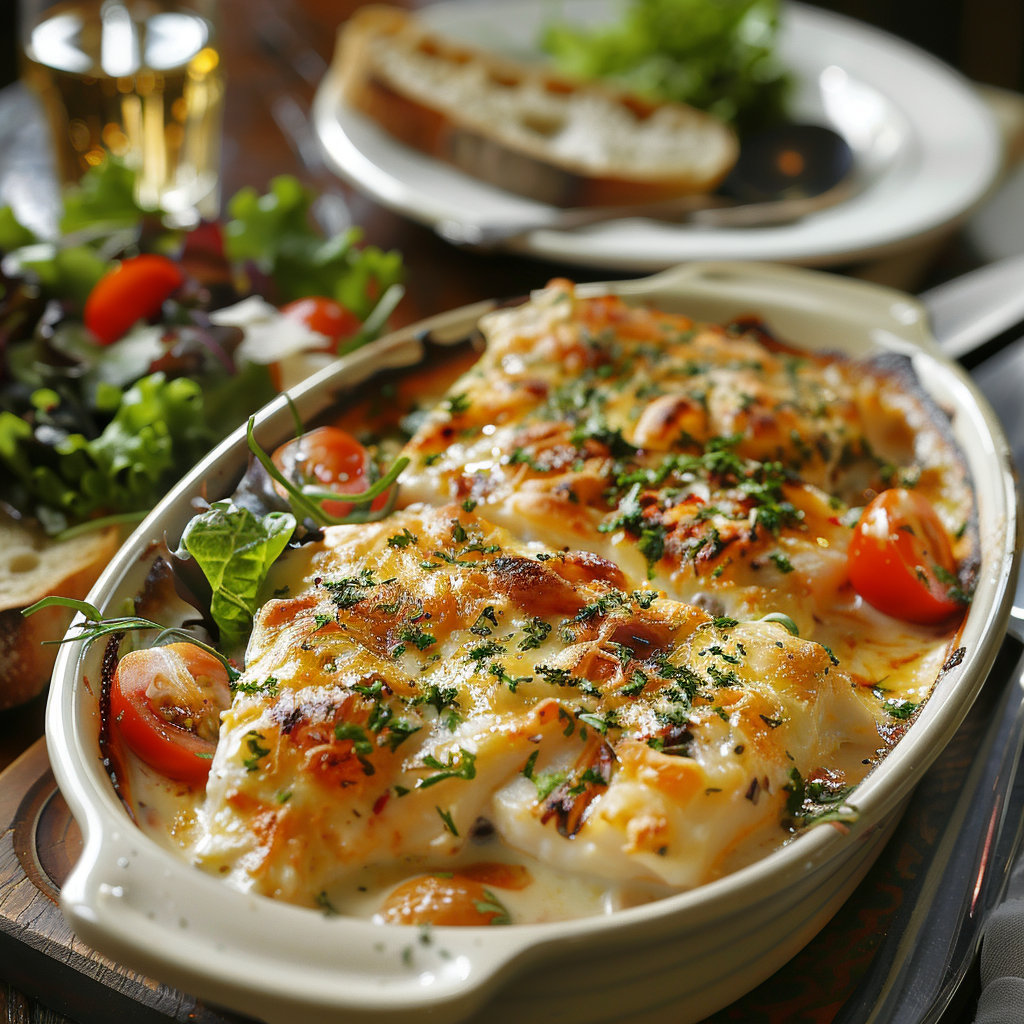 Gratin de poisson aux légumes