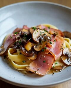 Jambon Madère Champignons