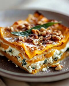 Lasagnes Butternut Épinards
