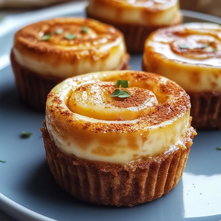 Mini cheesecakes cannelle