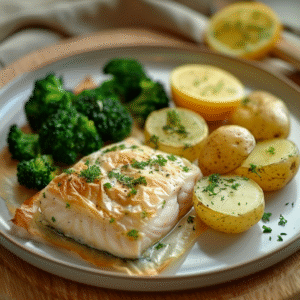 Poisson en papillote au citron
