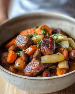 Potée Saucisses Légumes