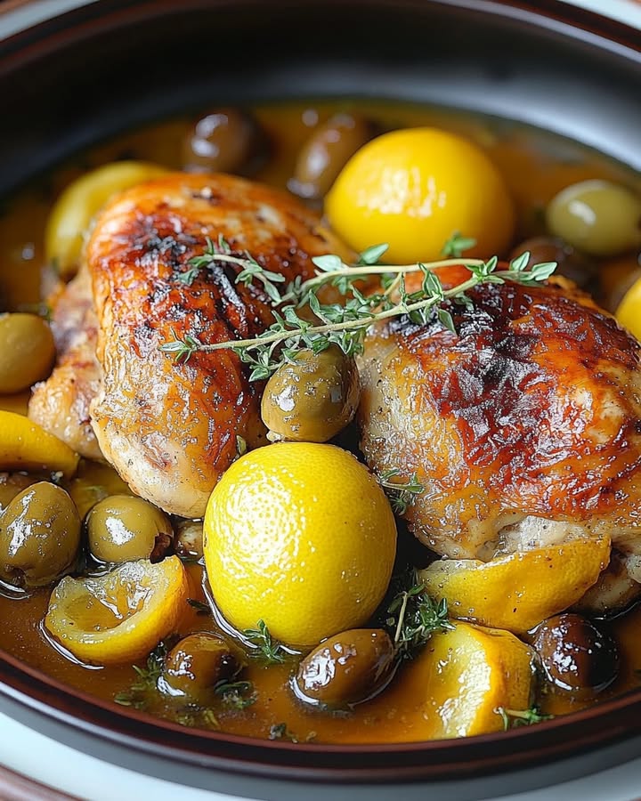 Poulet Citron Olives
