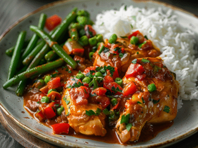 Poulet basquaise maison : Recette facile et savoureuse