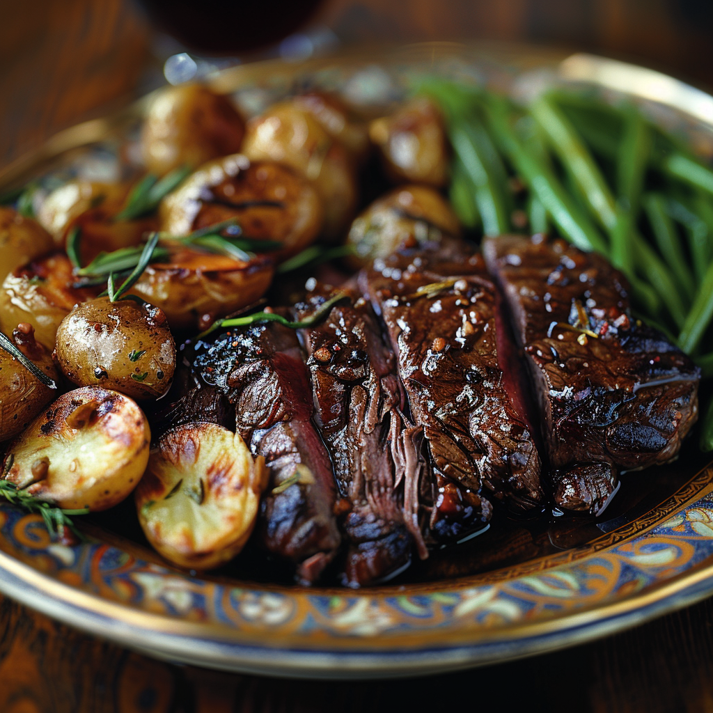 Rôti de bœuf tendre et juteux