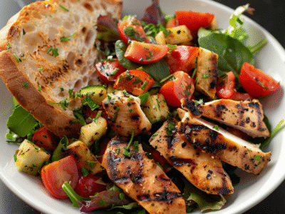 Salade César légère et savoureuse : recette facile et rapide