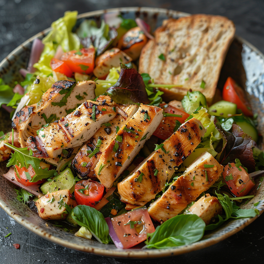 Salade César légère